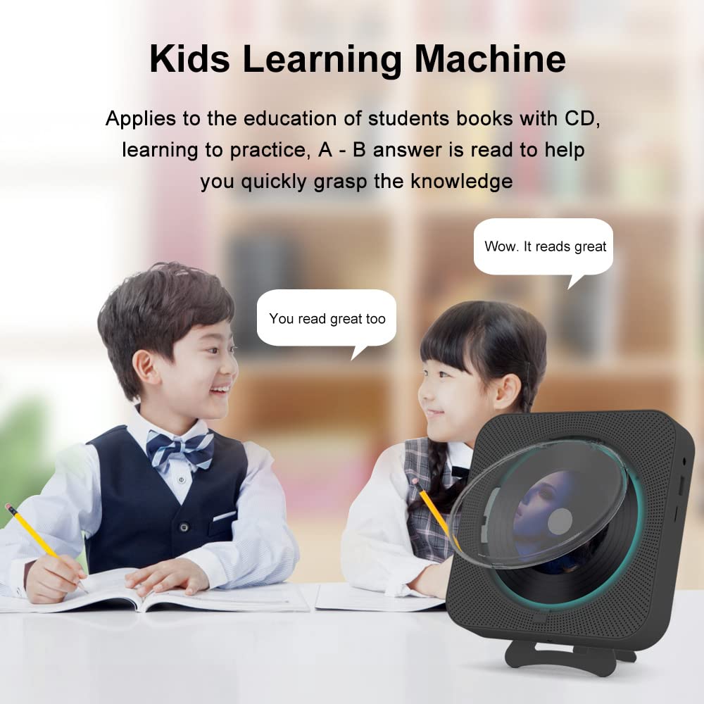 MICOCIOUS portable CD player timer function for scheduled listening