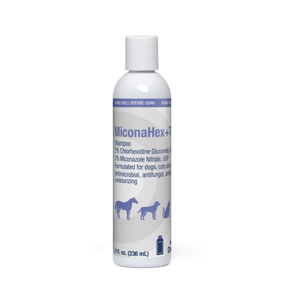 MiconaHex+Triz shampoo bottle 8 oz for gentle cleansing and skin support
