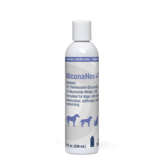 MiconaHex+Triz shampoo bottle 8 oz for gentle cleansing and skin support