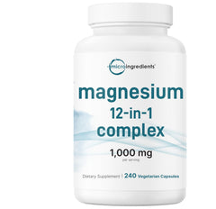 Micro Ingredients 12-in-1 magnesium complex bottle front for daily wellness