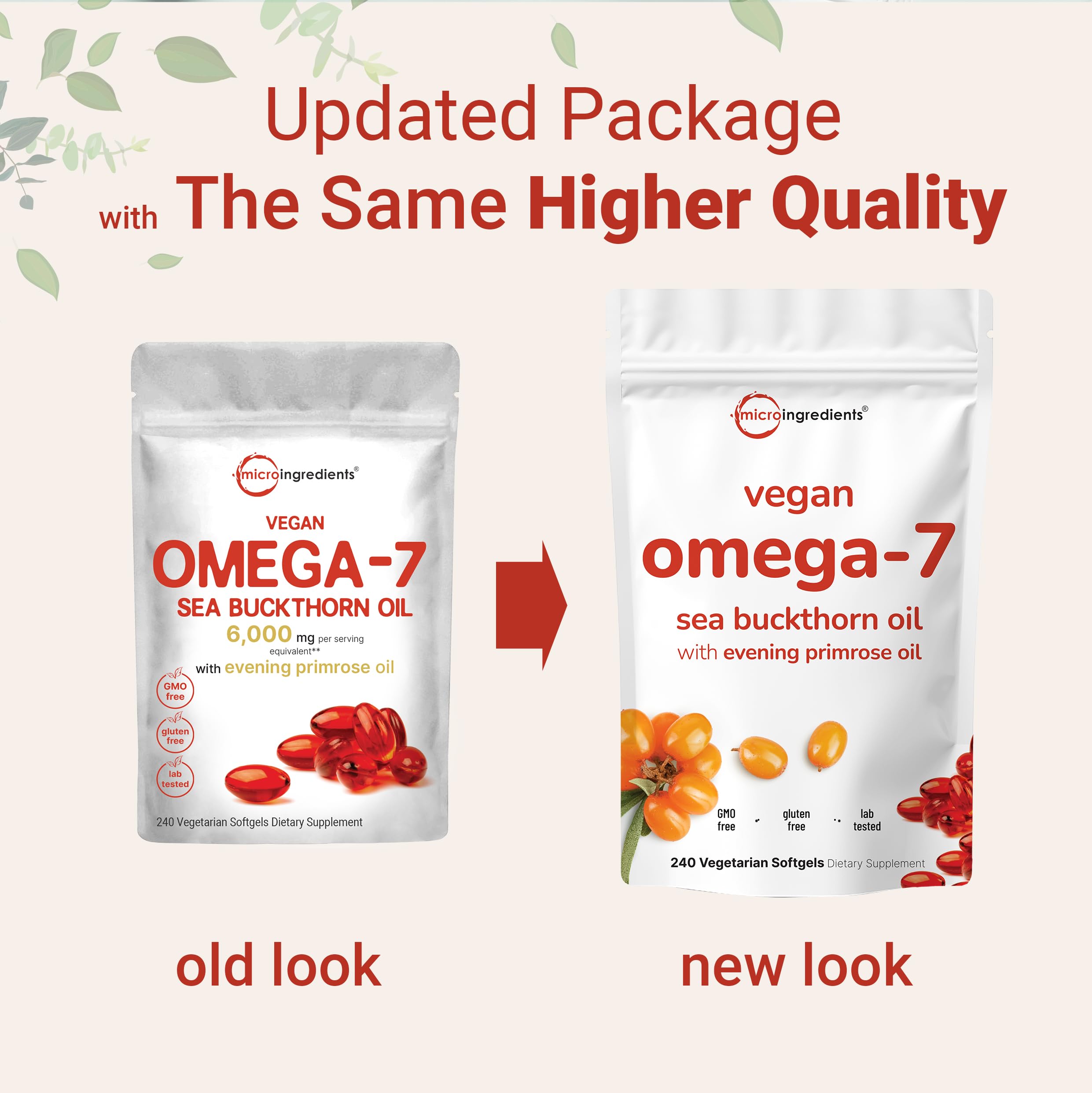 Micro Ingredients non-GMO formula with gluten-free, carrageenan-free softgels for clean daily supplementation.
