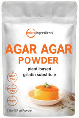 Micro Ingredients agar agar powder 1lb for vegan desserts and savory thickeners