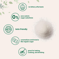 Micro Ingredients allulose being poured into coffee for a sugar-free sweetness boost.