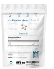 Closeup of Micro Ingredients L-Arginine softgels for easy swallowing