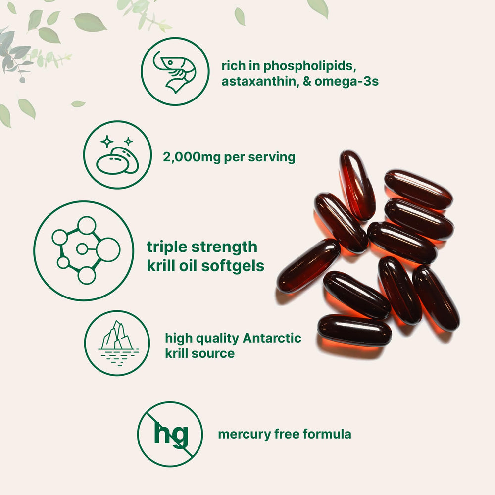Astaxanthin 800 mcg per dose shown on Micro Ingredients Krill Oil bottle