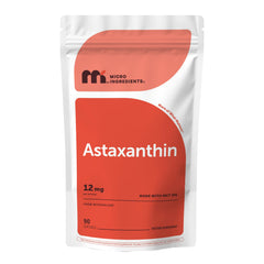 Micro Ingredients Astaxanthin softgels bottle for daily antioxidant support.