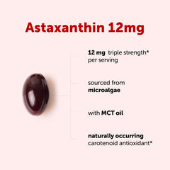Astaxanthin softgels pour captures easy daily dose and convenience.