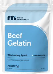 Micro Ingredients beef gelatin powder bag for thickening sauces and desserts