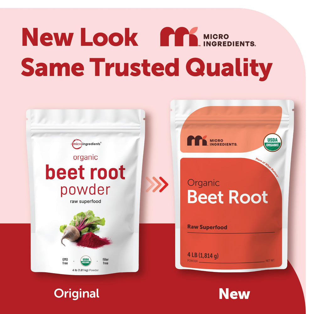 Micro Ingredients Beet Root Powder scoop shows perfect daily serving for shakes.