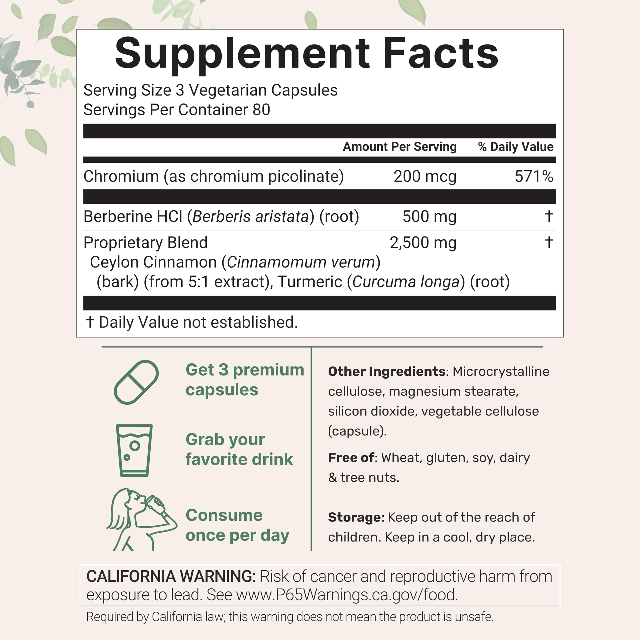 Micro Ingredients berberine capsules close-up in veggie capsule form for clean ingestion.