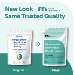 Micro Ingredients bisected coated tablets shown for easy dosing and swallowing.