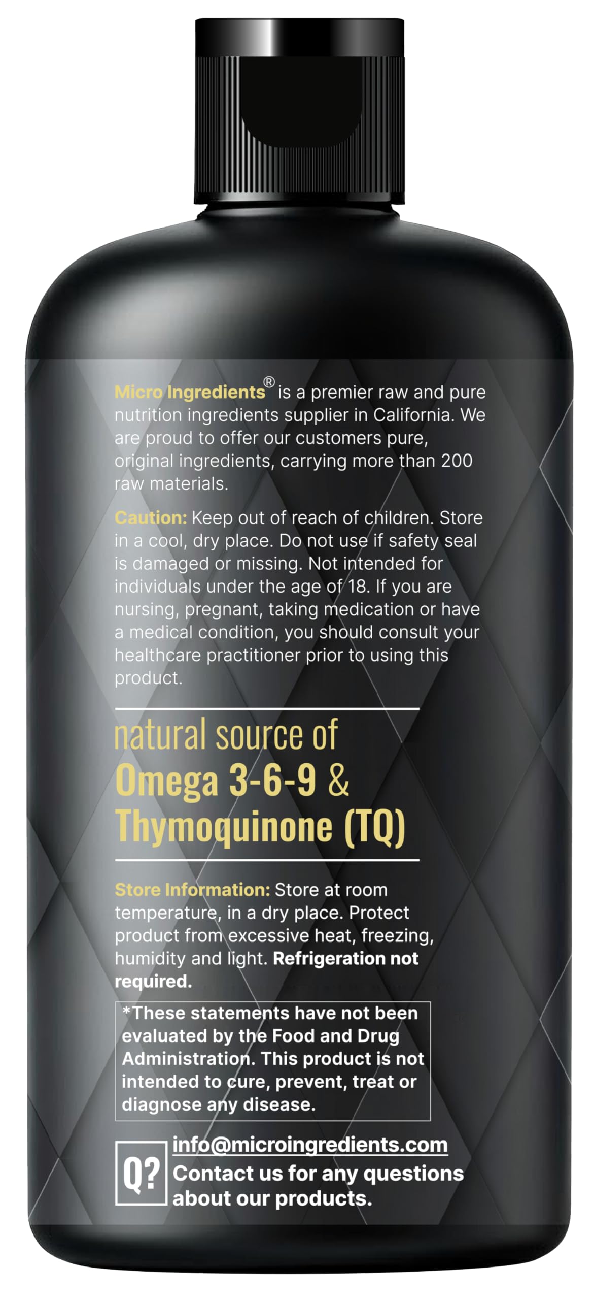 DIY skincare idea with Micro Ingredients Black Seed Oil in a blend.