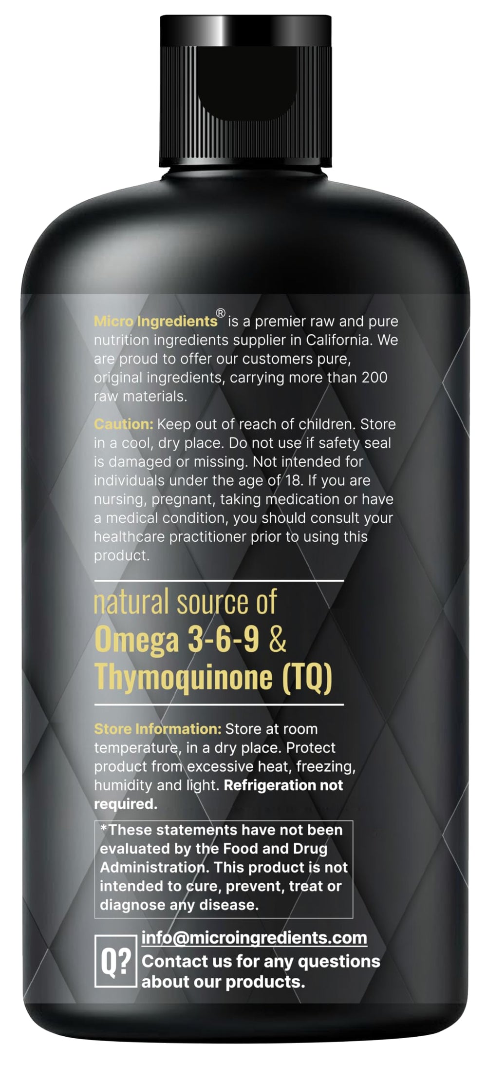 DIY skincare idea with Micro Ingredients Black Seed Oil in a blend.