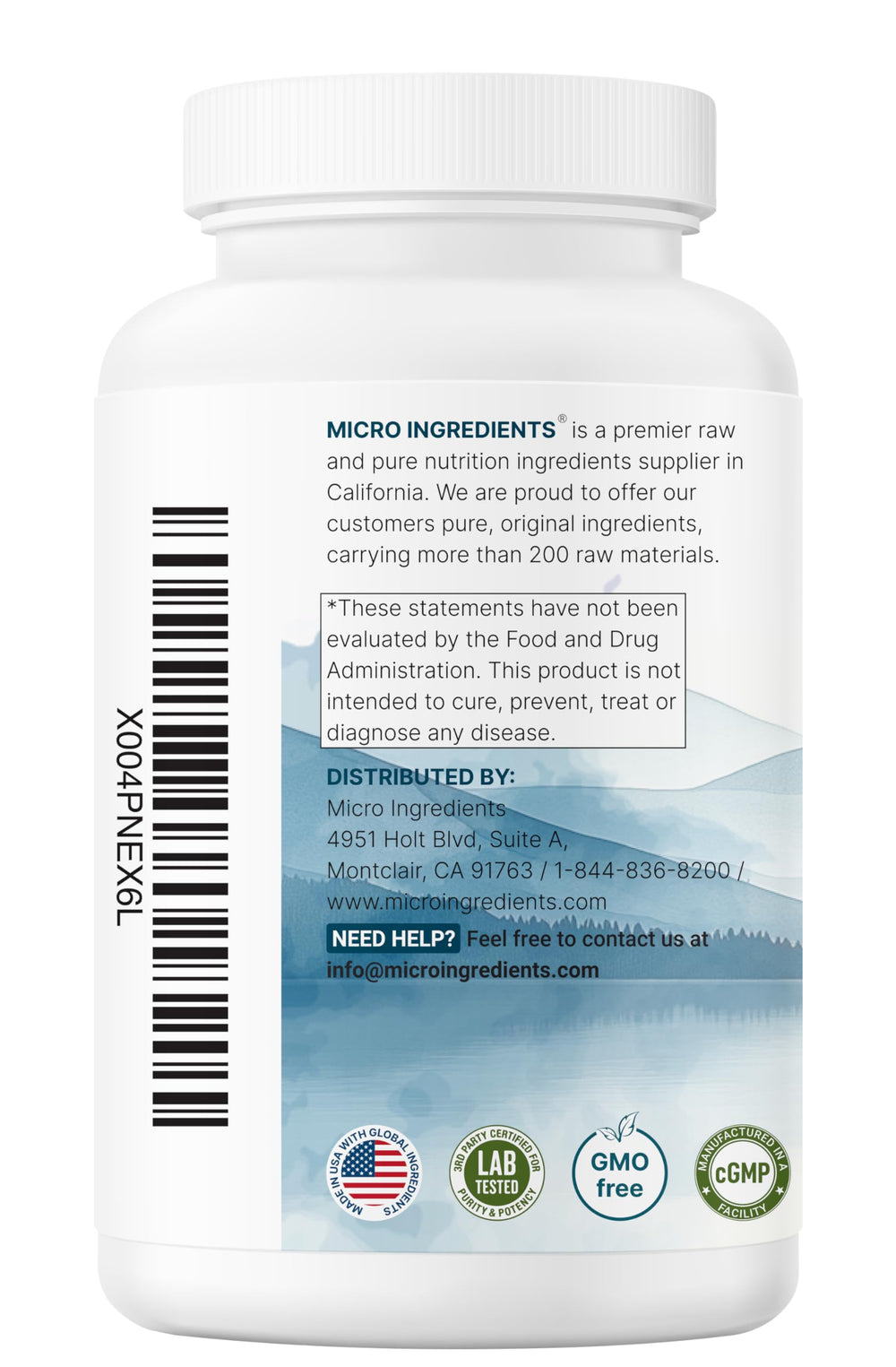 Micro Ingredients bottle in hand demonstrates easy daily use.