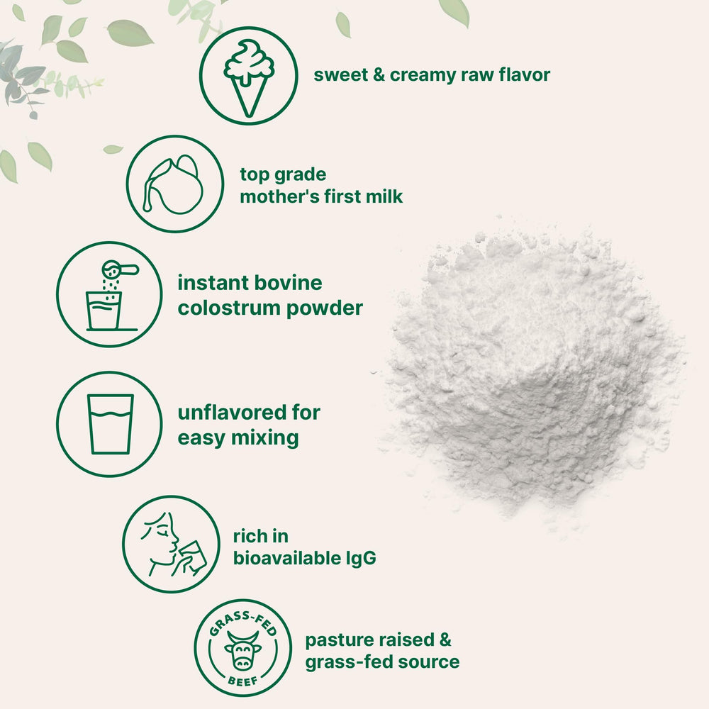 Micro Ingredients bovine colostrum powder dissolving smoothly in warm water.