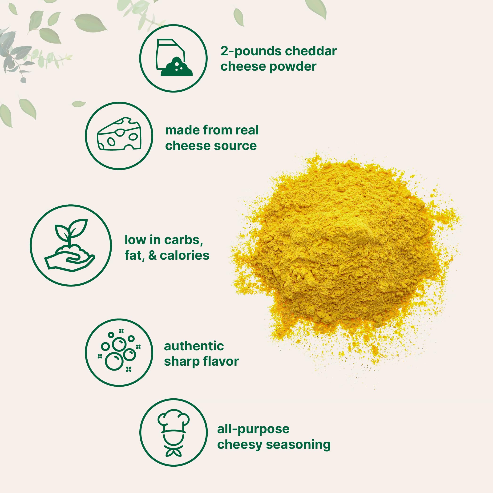 Micro Ingredients cheddar cheese powder on macaroni delivers authentic sharp flavor