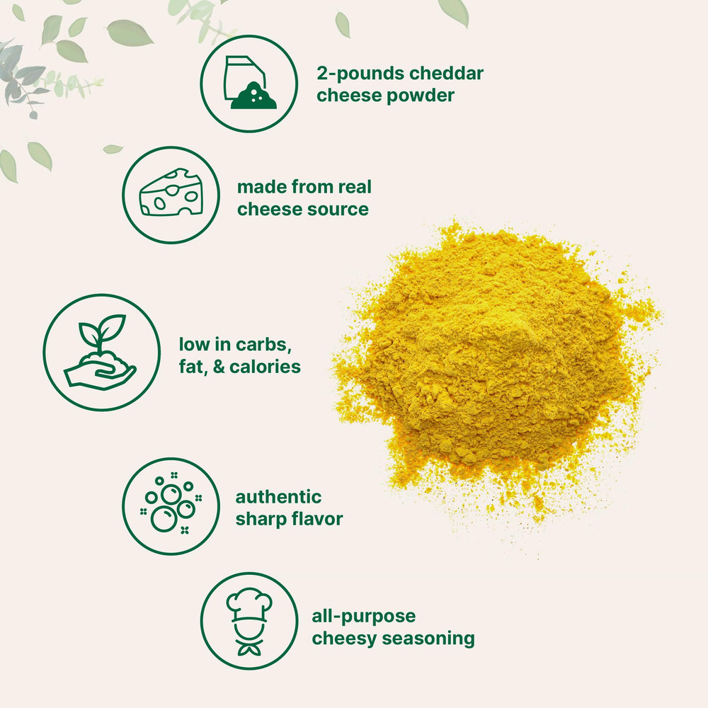 Micro Ingredients cheddar cheese powder on macaroni delivers authentic sharp flavor