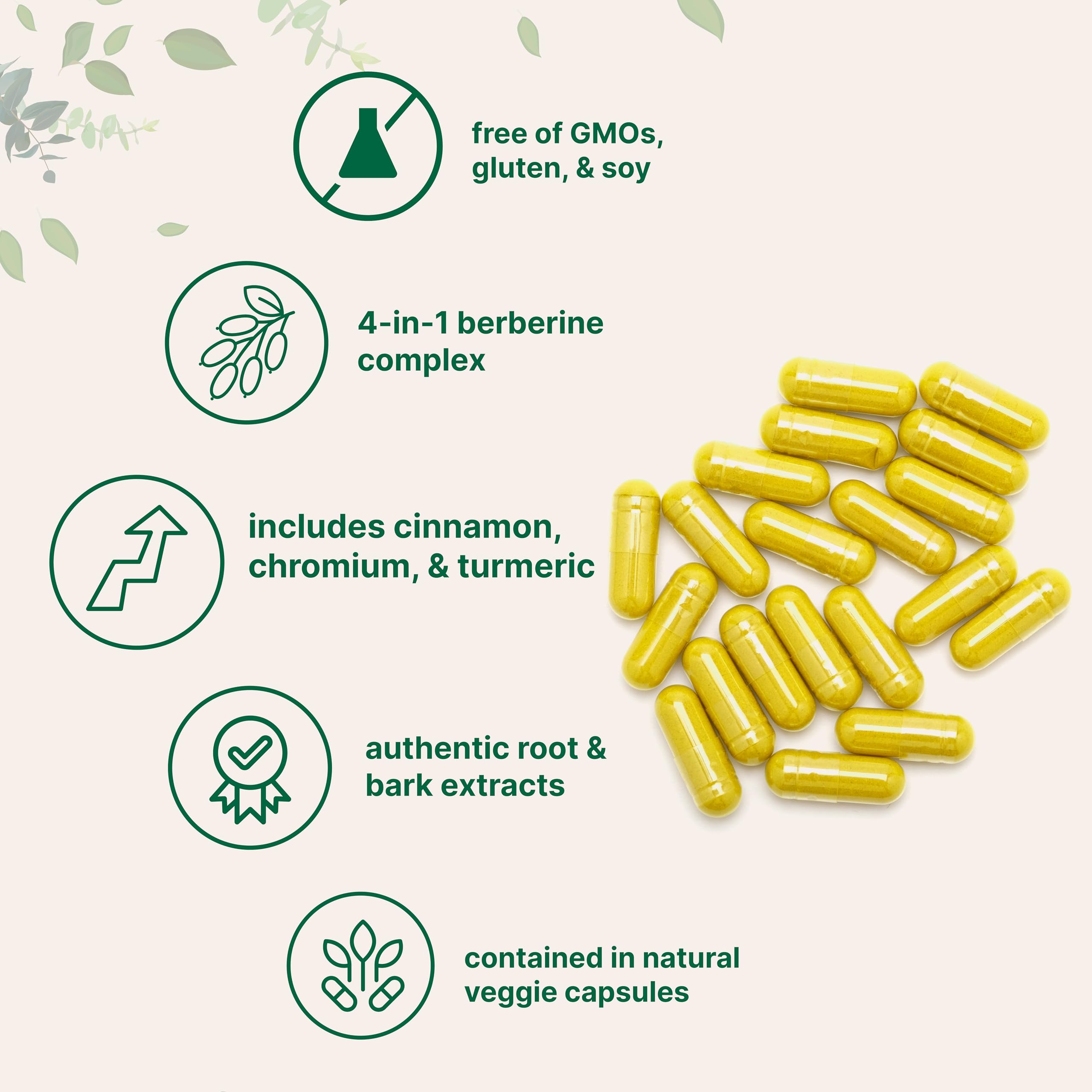 Ceylon cinnamon bark extract and turmeric root in Micro Ingredients blend for daily variety.
