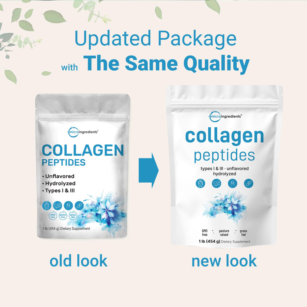 Micro Ingredients collagen powder scoop inside for precise servings.
