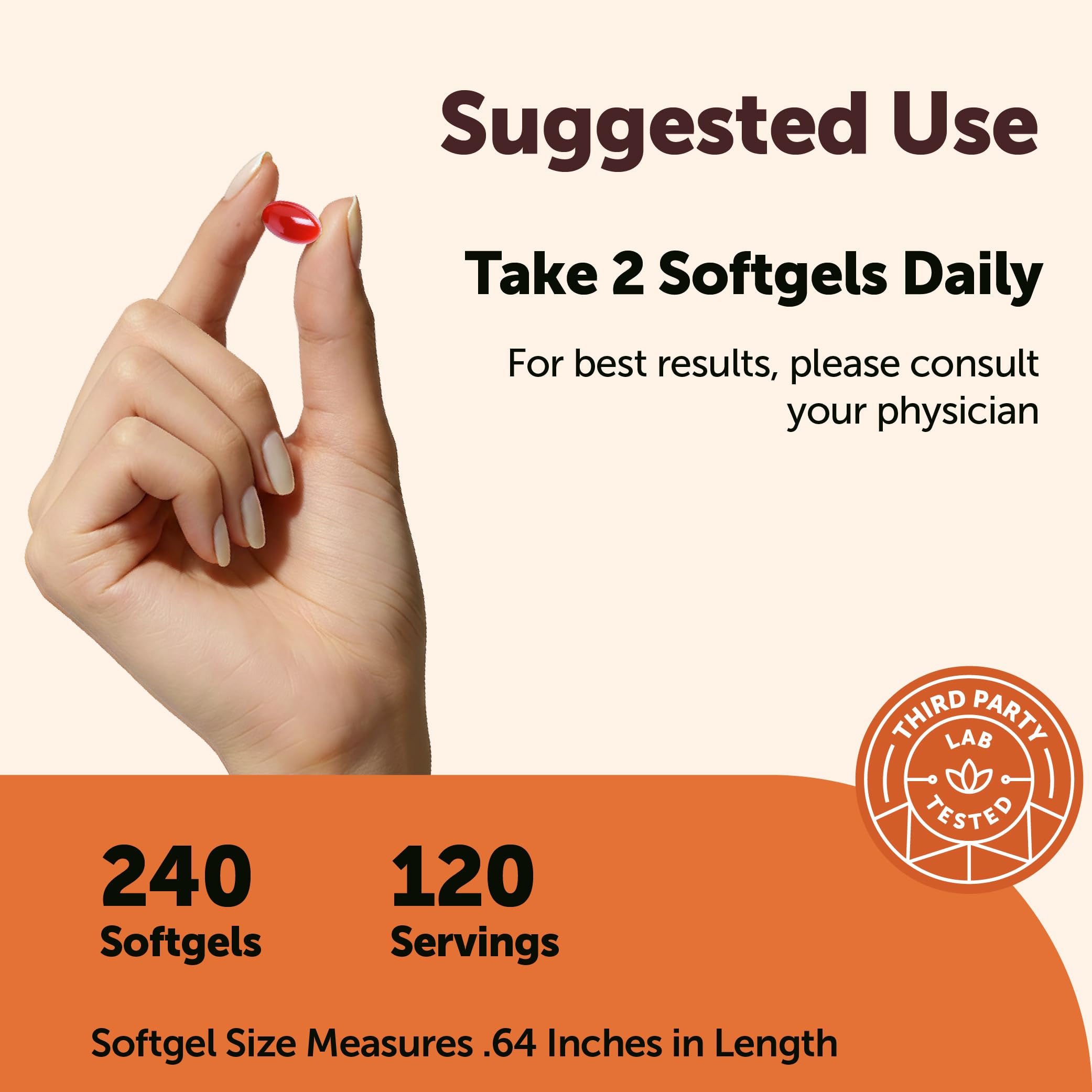 Micro Ingredients CoQ10 softgels designed for easy swallowing and daily use