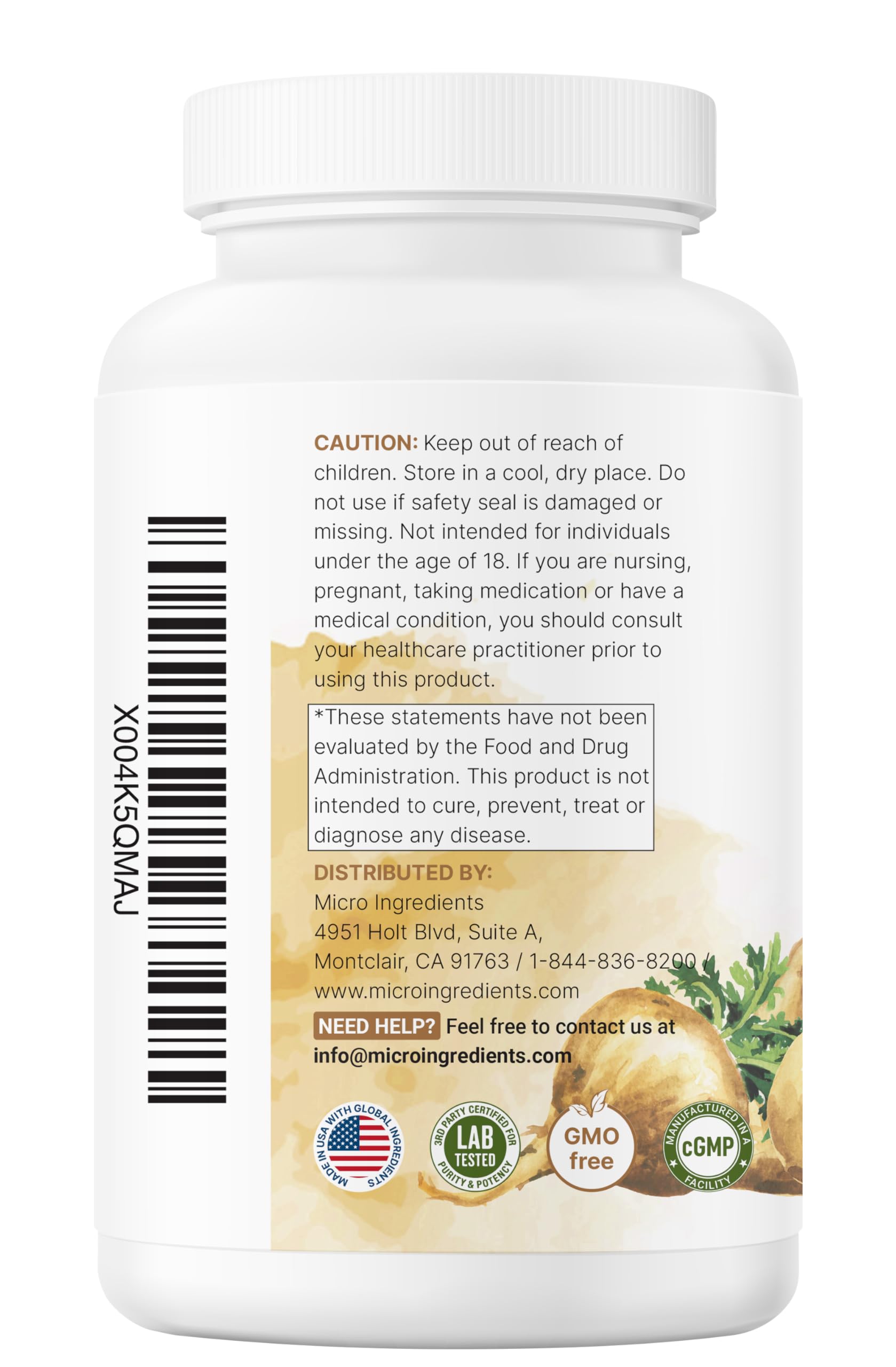 Daily-use capsule bottle reinforces convenient vegan wellness routine