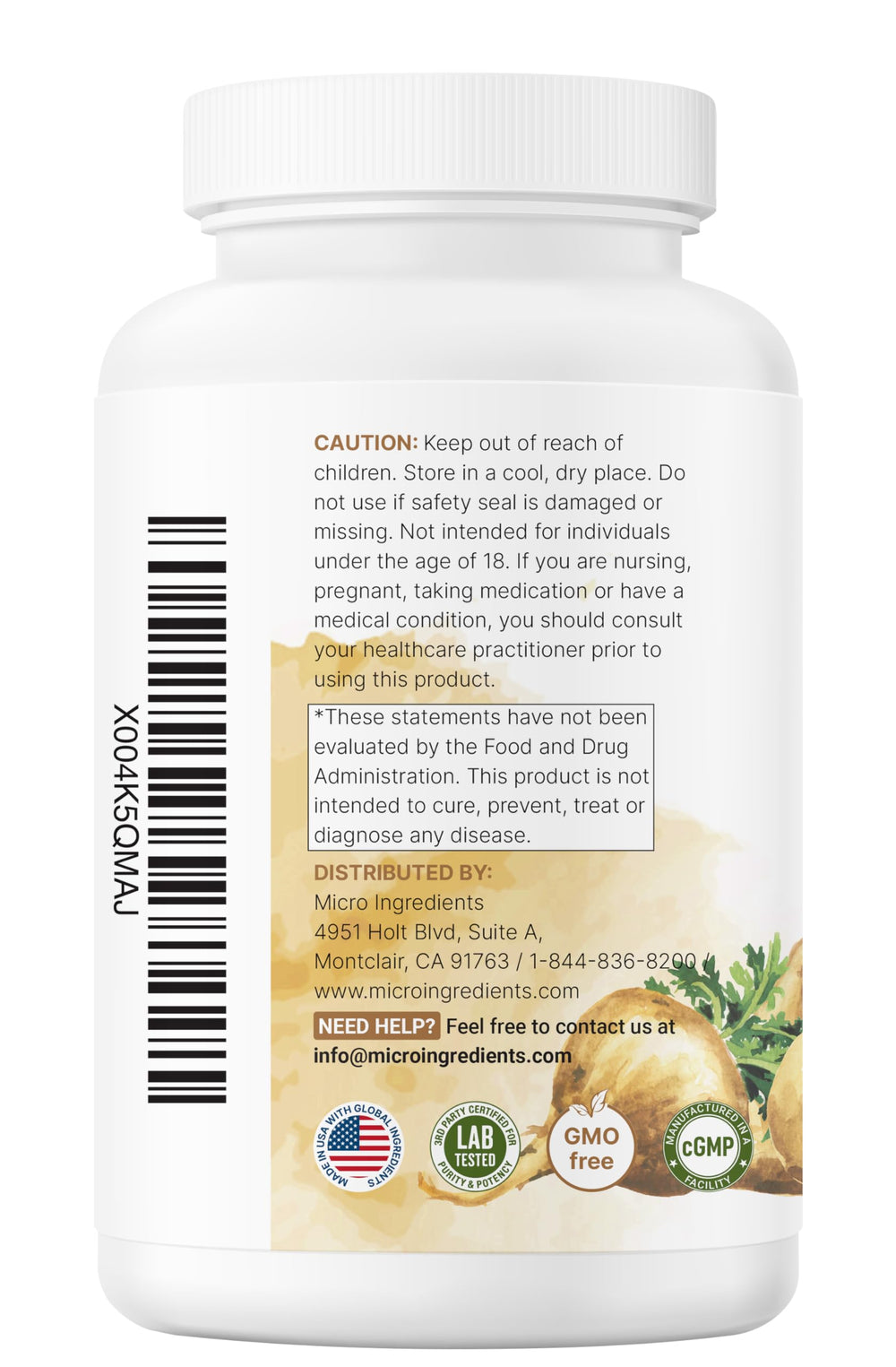 Daily-use capsule bottle reinforces convenient vegan wellness routine