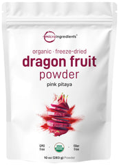 Micro Ingredients Organic dragon fruit powder 10oz bag ready for smoothies