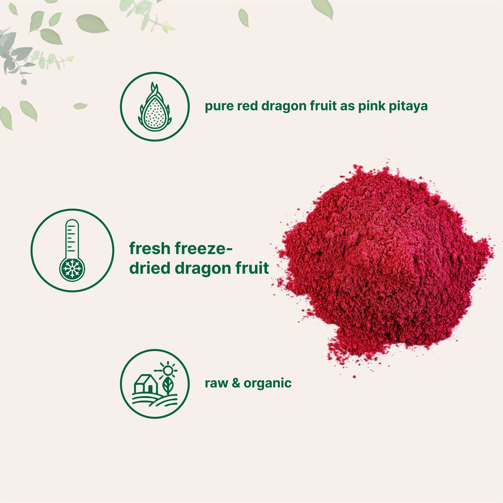 Micro Ingredients dragon fruit powder drink mix enhances beverages with natural color