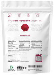 Micro Ingredients dragon fruit powder scoop included for precise measurement