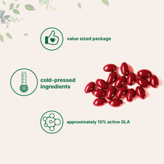 Micro Ingredients Evening Primrose Oil pouch with 240 softgels signals value and convenience