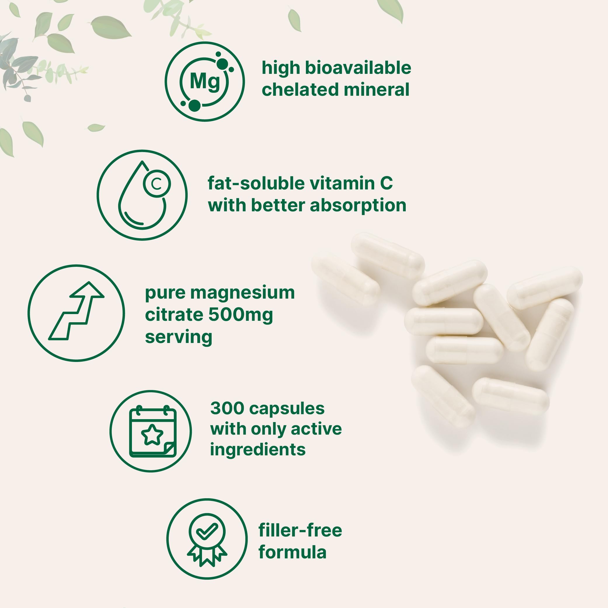Micro Ingredients bottle highlights added fat-soluble vitamin C as ascorbyl palmitate.