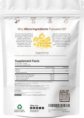 Box of Micro Ingredients Flaxseed Oil with 300-count supply