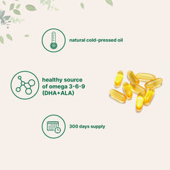 Label close-up of Micro Ingredients Flaxseed Oil vitamins and minerals