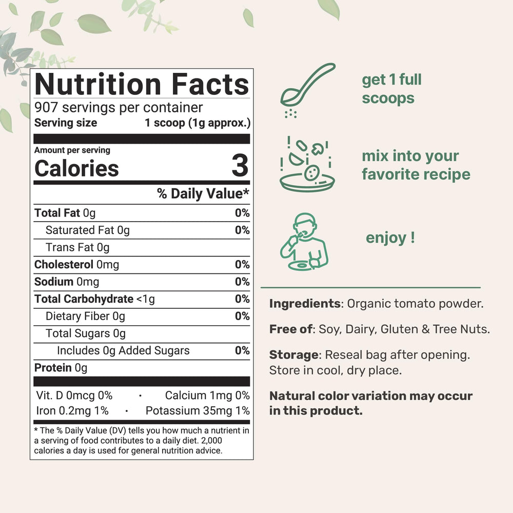 Micro Ingredients freeze dried tomatoes bulk pouch ready for pantry cooking