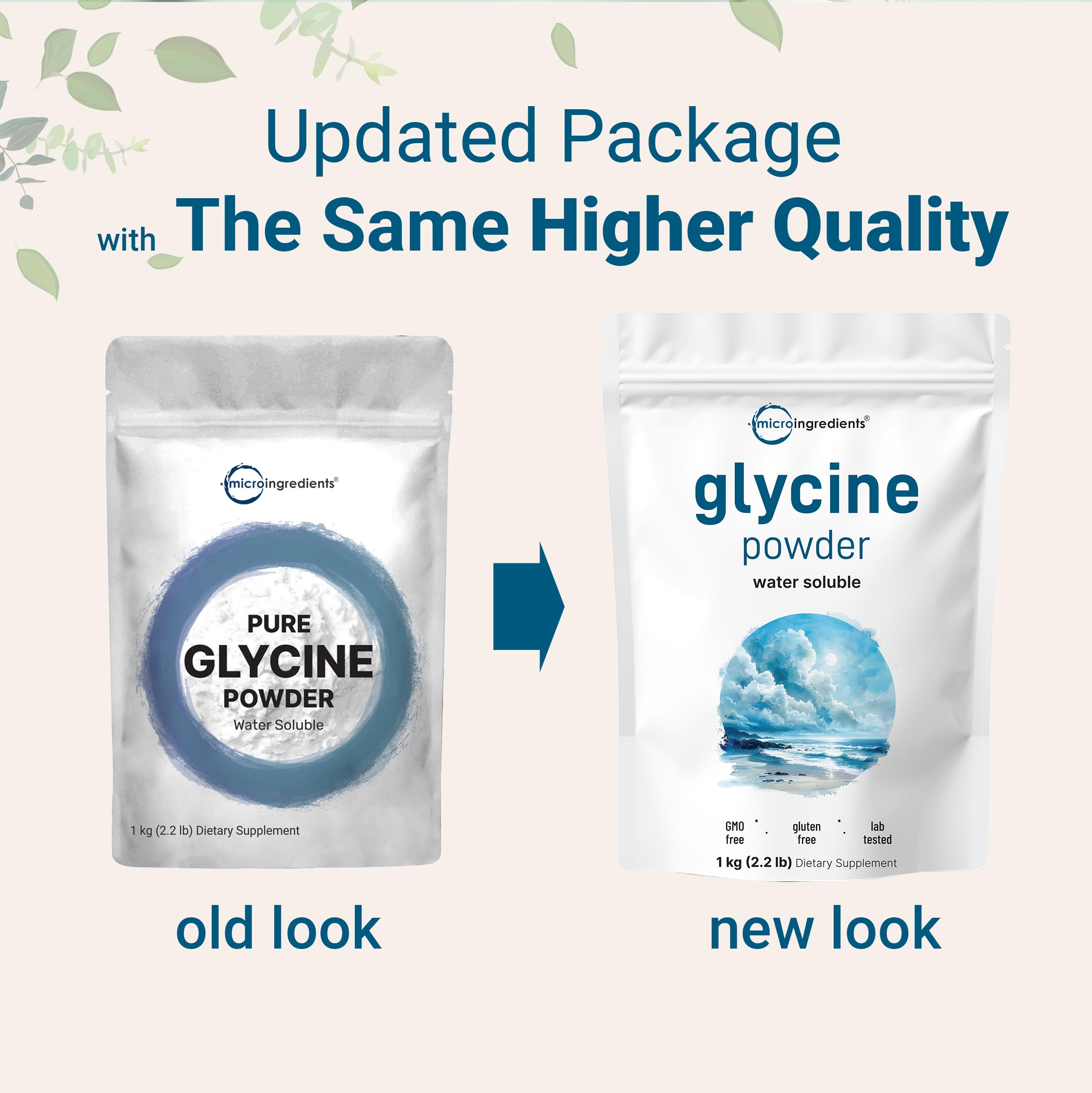 Micro Ingredients Glycine Powder, Non-GMO, USA origin.