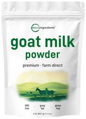 Micro Ingredients Goat Milk Powder pouch for convenient daily use.