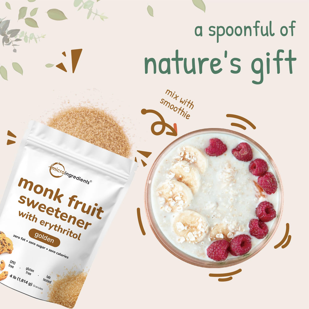 Baking with Micro Ingredients Golden Monk Fruit Sweetener in cookies and desserts