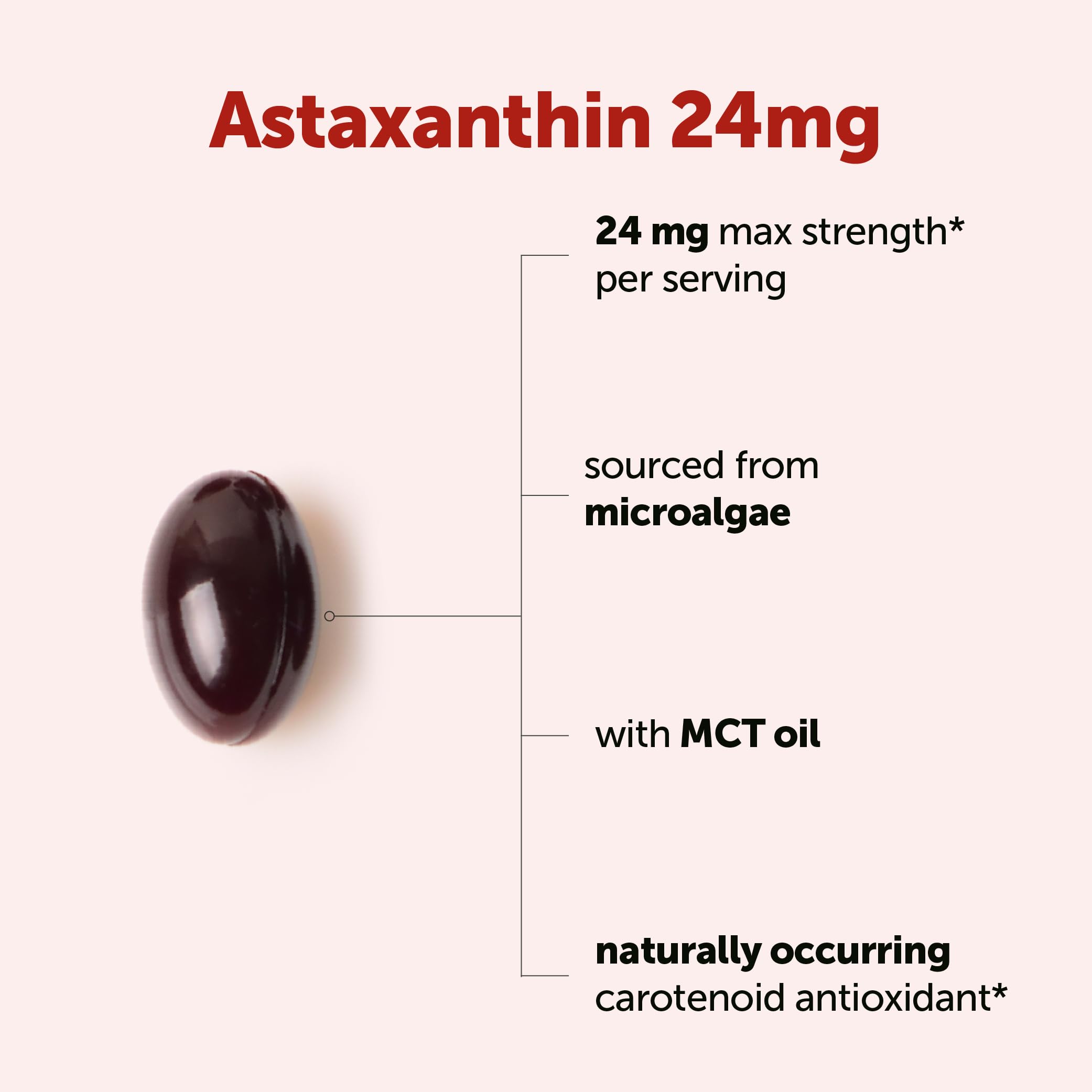 Haematococcus pluvialis microalgae source used for astaxanthin in Micro Ingredients product.