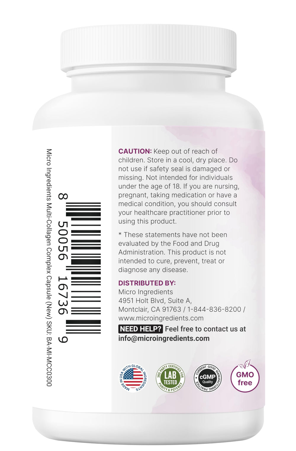 Micro Ingredients keto and paleo friendly collagen for diet-conscious use