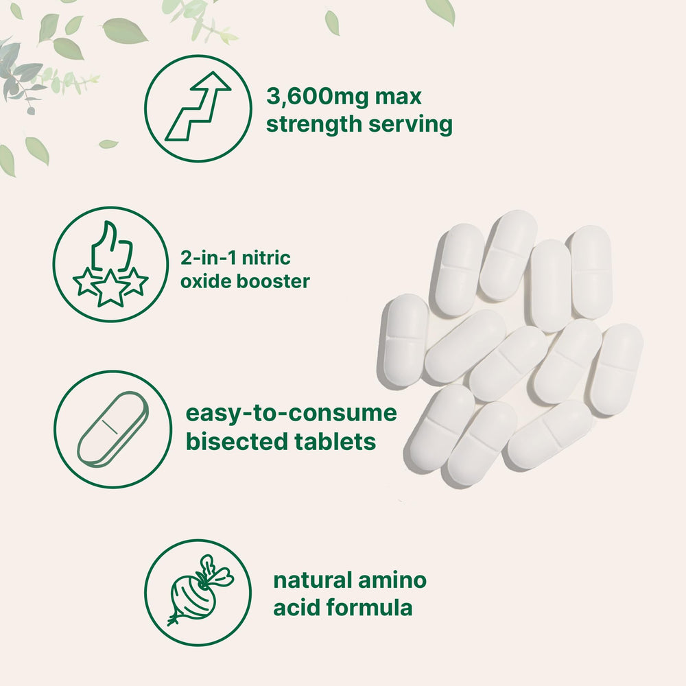 Micro Ingredients L-Arginine and L-Citrulline complex supports nitric oxide production.