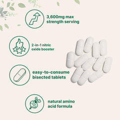 Micro Ingredients L-Arginine and L-Citrulline complex supports nitric oxide production.