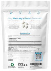 L-Theanine softgels with coconut oil carrier for absorption