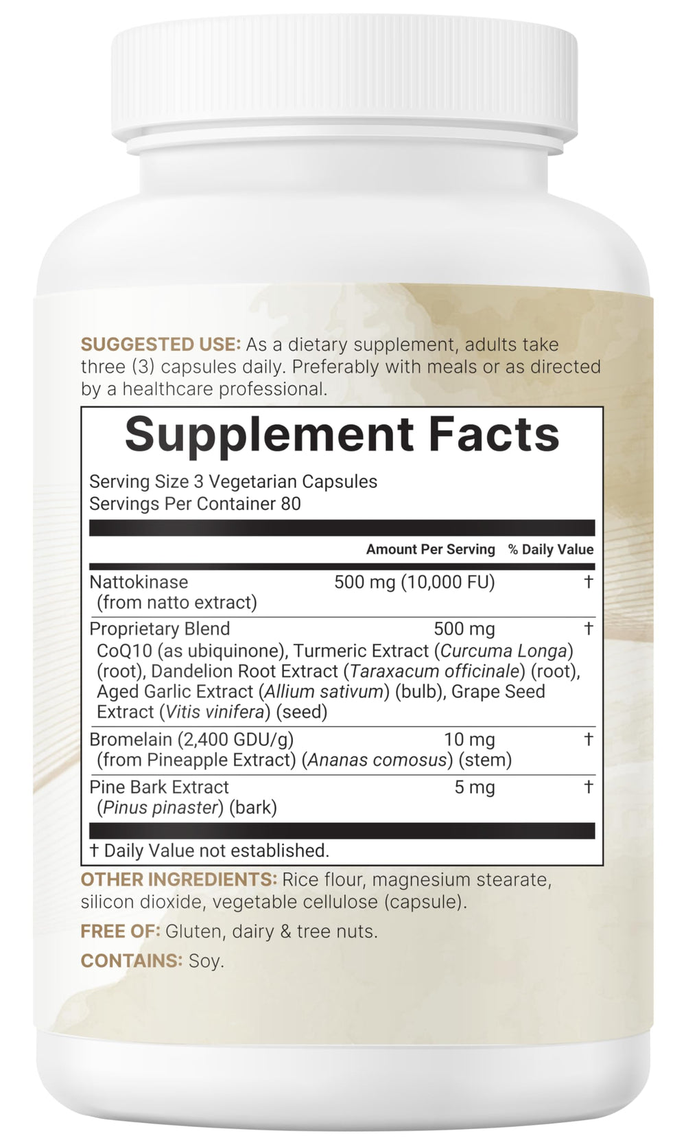 Micro Ingredients lab-tested seal communicates quality control in a cGMP facility.