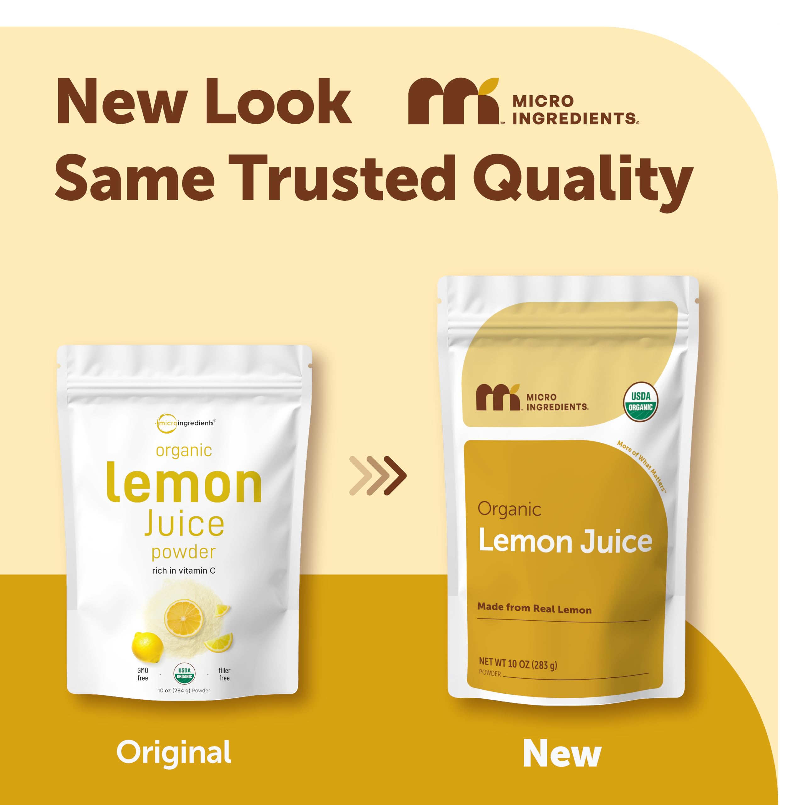 Micro Ingredients lemon juice powder easily dissolves in water for refreshing drinks