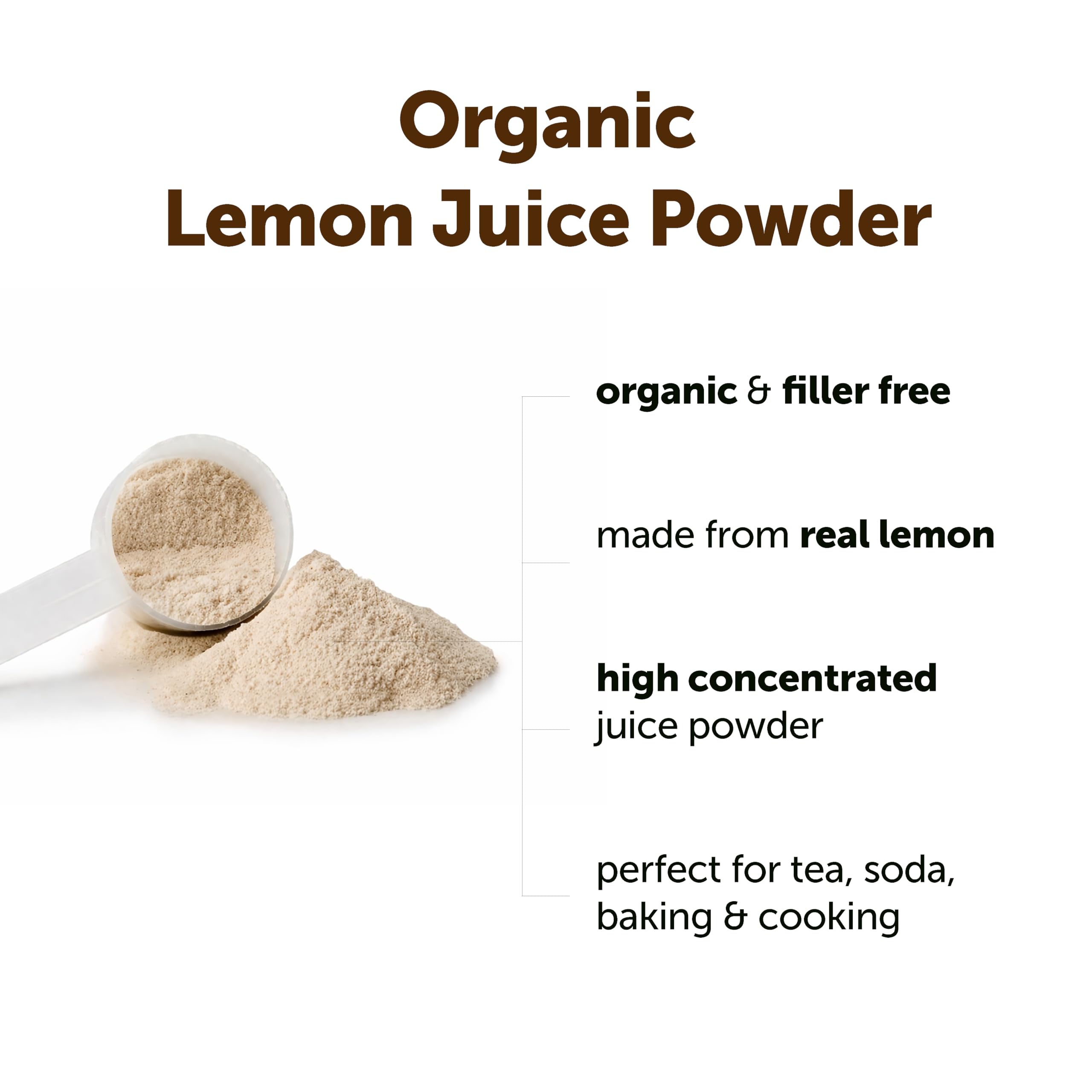 Micro Ingredients lemon powder blends well in smoothies and teas