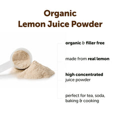 Micro Ingredients lemon powder blends well in smoothies and teas