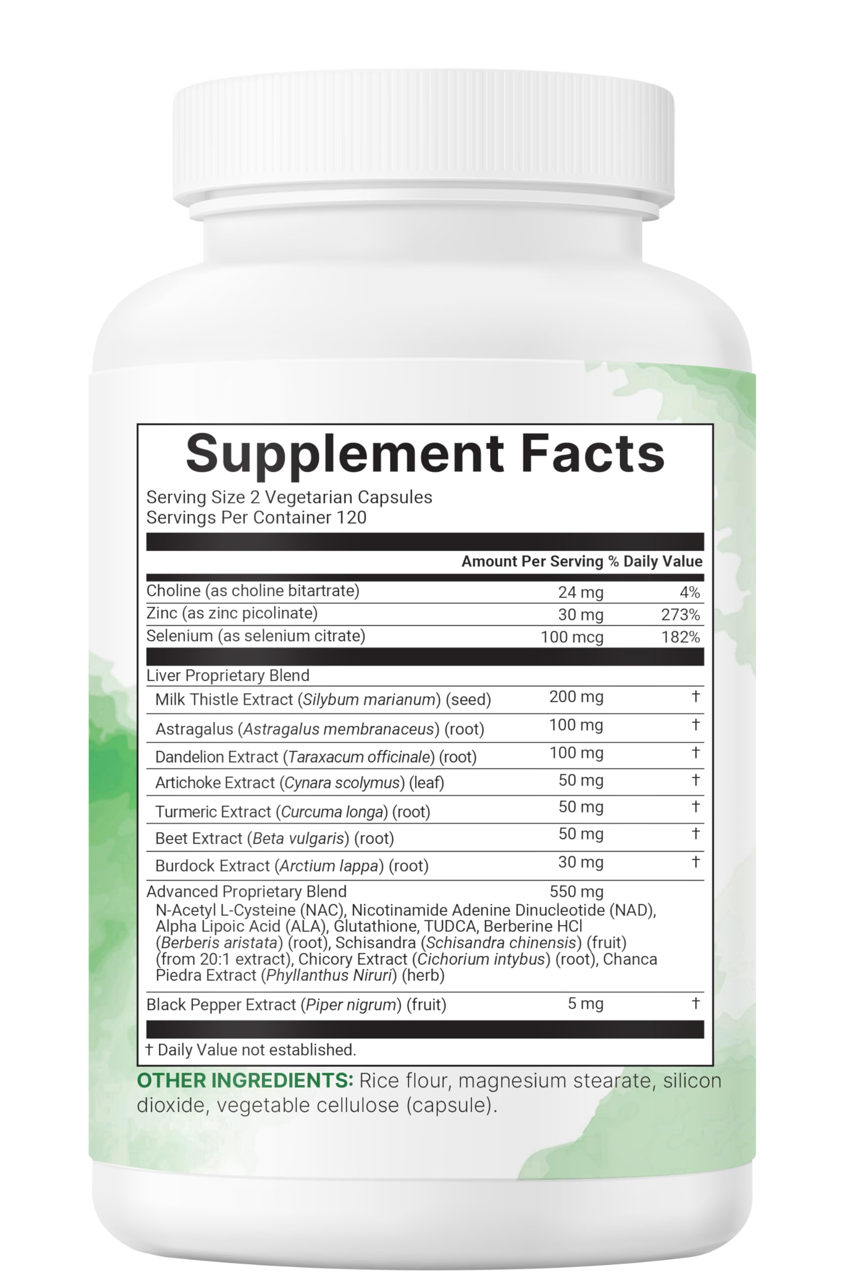 Micro Ingredients Liver Advanced+ packaging conveys premium non GMO quality