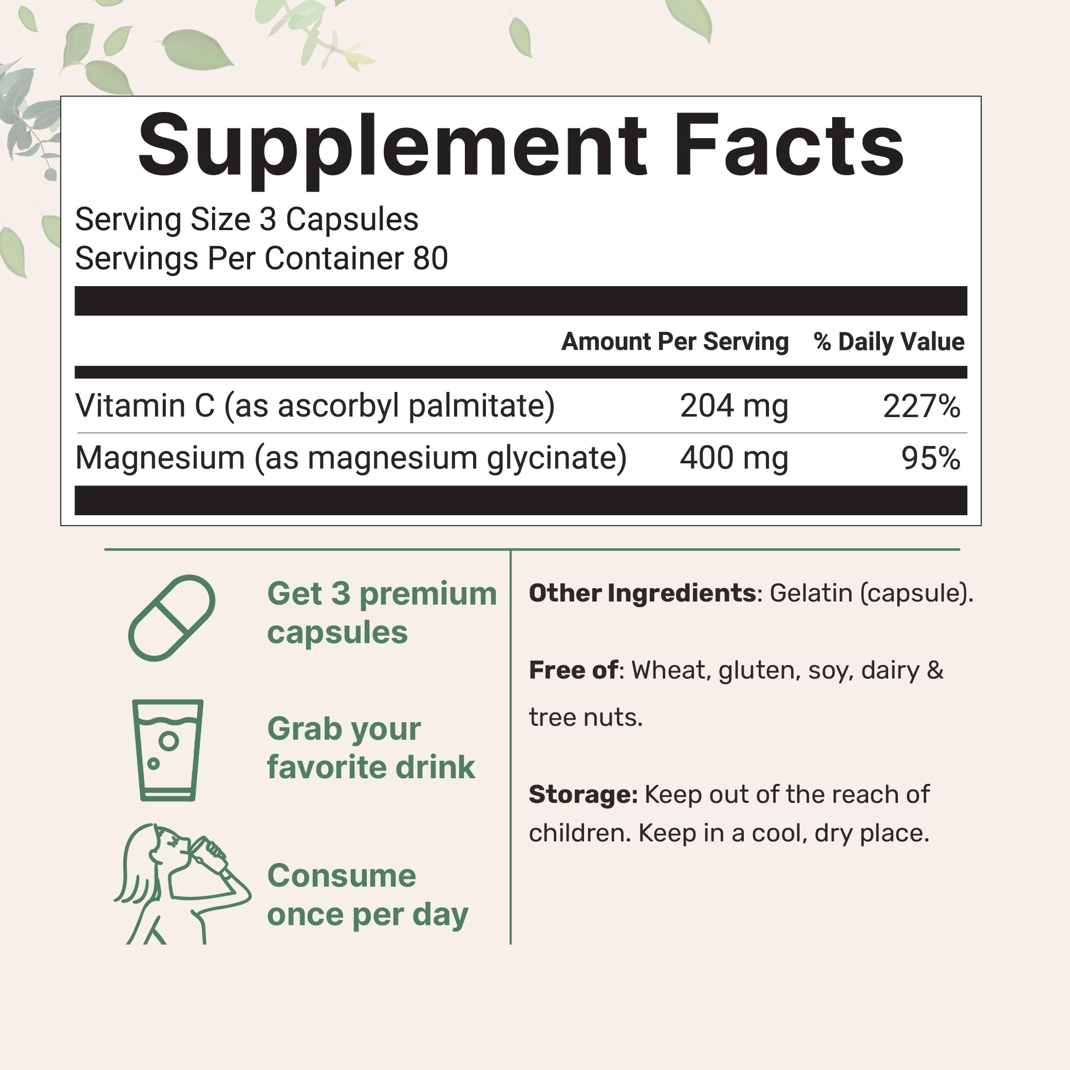 Close up of Micro Ingredients capsules highlighting easy daily use