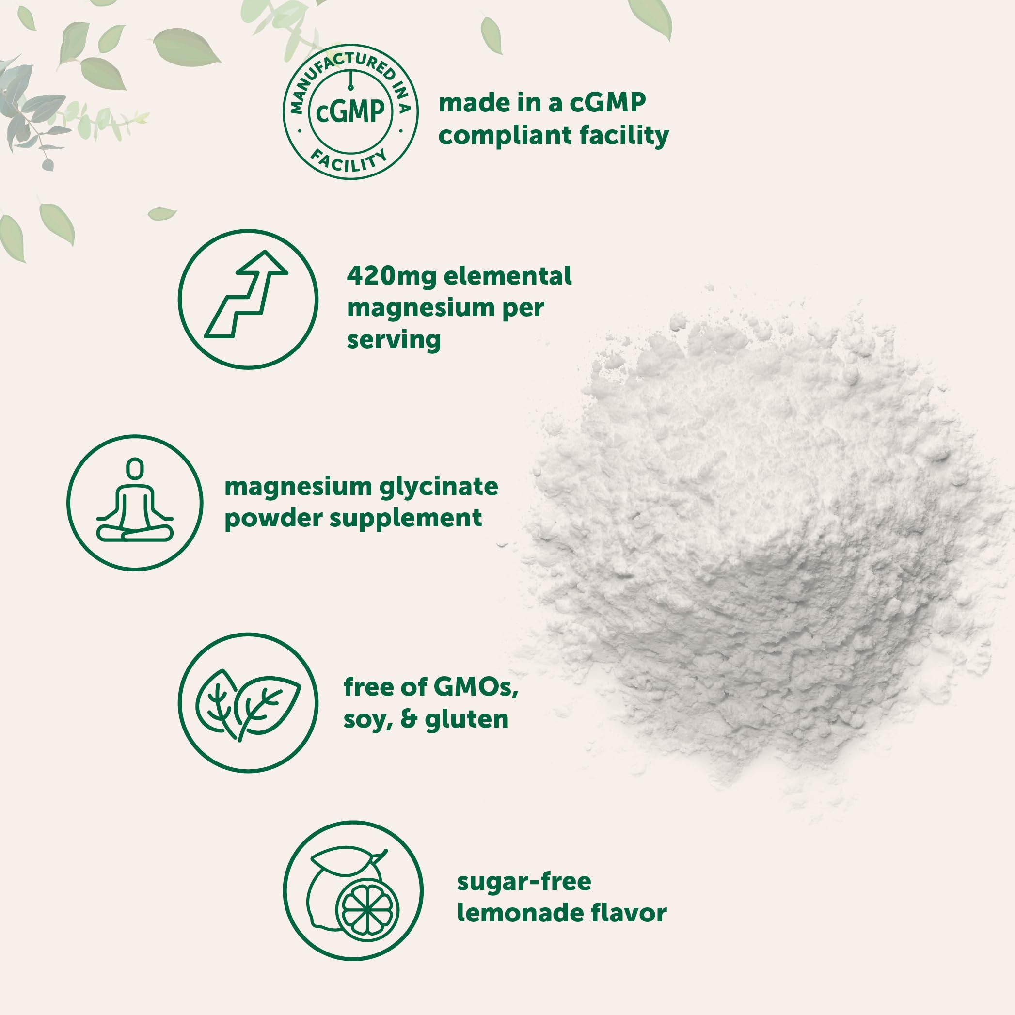 Dissolving Micro Ingredients magnesium powder in water for a refreshing citrus drink.