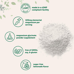 Dissolving Micro Ingredients magnesium powder in water for a refreshing citrus drink.